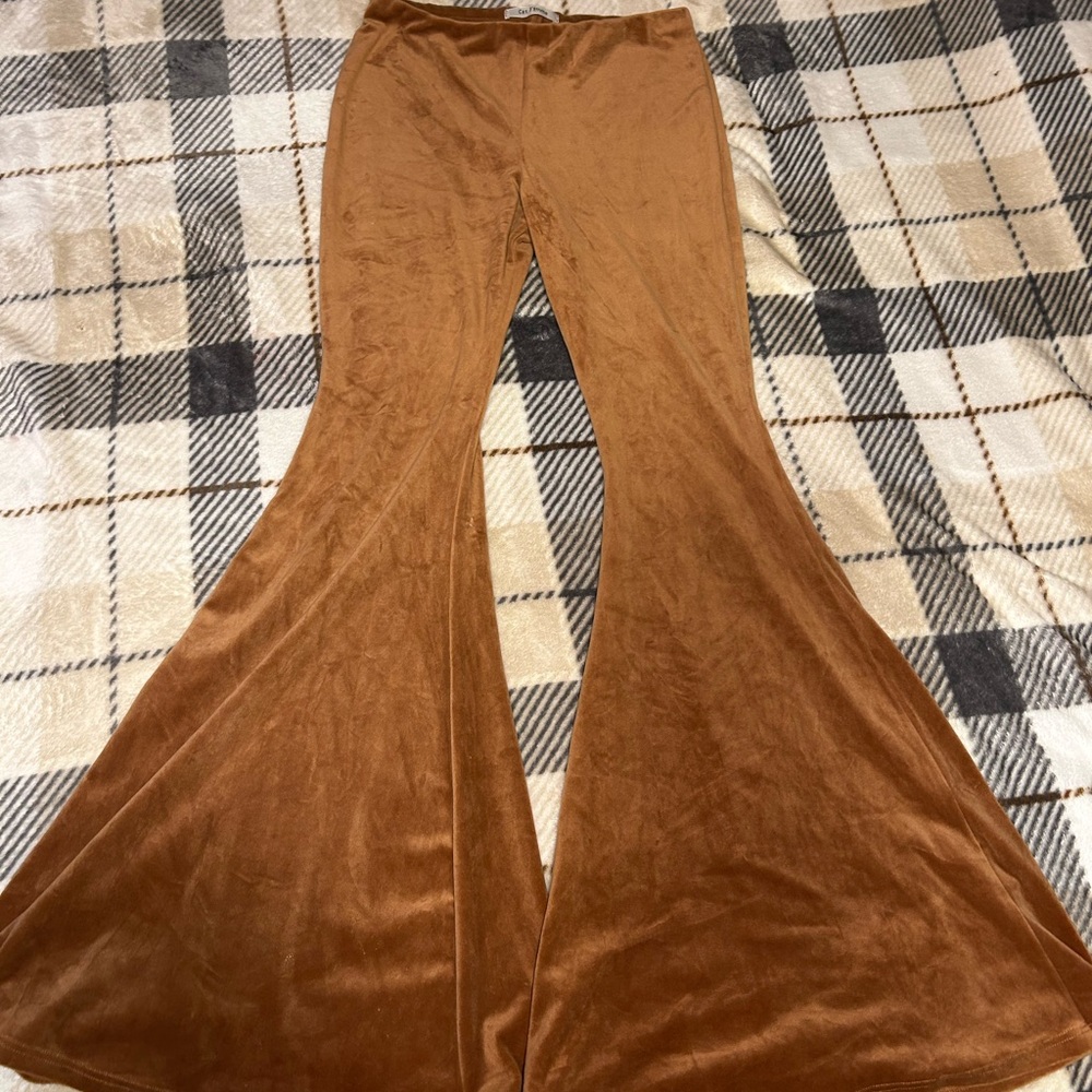 Ces Femme Brown Flare Pants